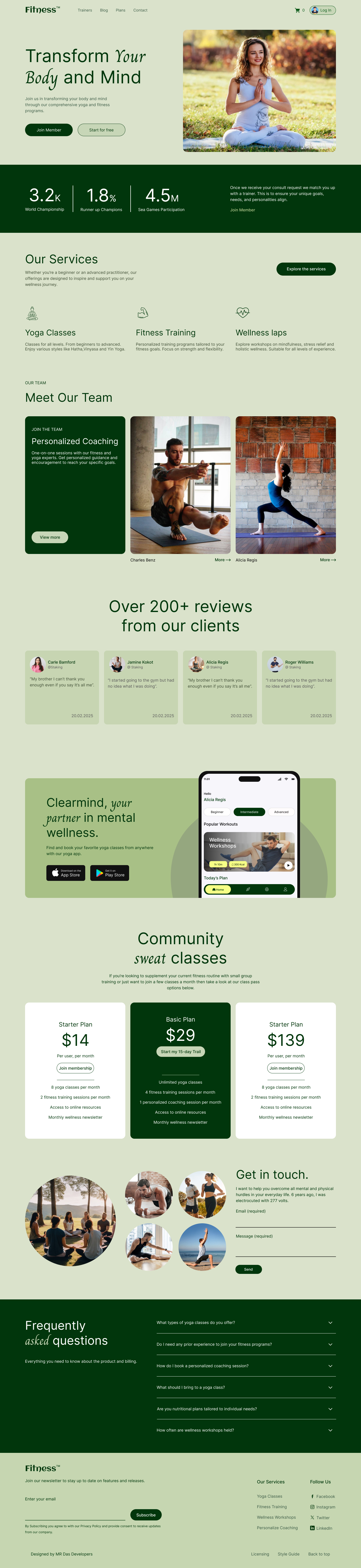 FitMax Gym & Athletics Portal Custom Web Development